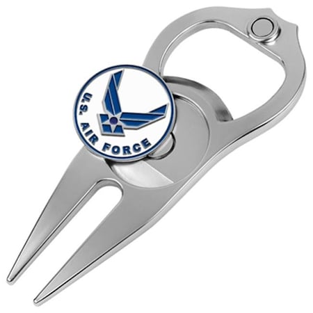 Hat Trick Openers Hat Trick Openers 6 In 1 Golf Divot Tool - Us Air Force LW-MIL-AIR-HTDT